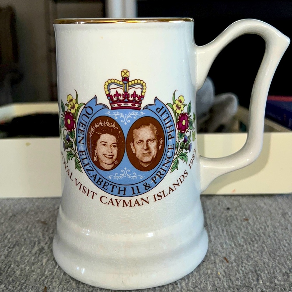 Queen Elizabeth Royal Visit 1983 Mug